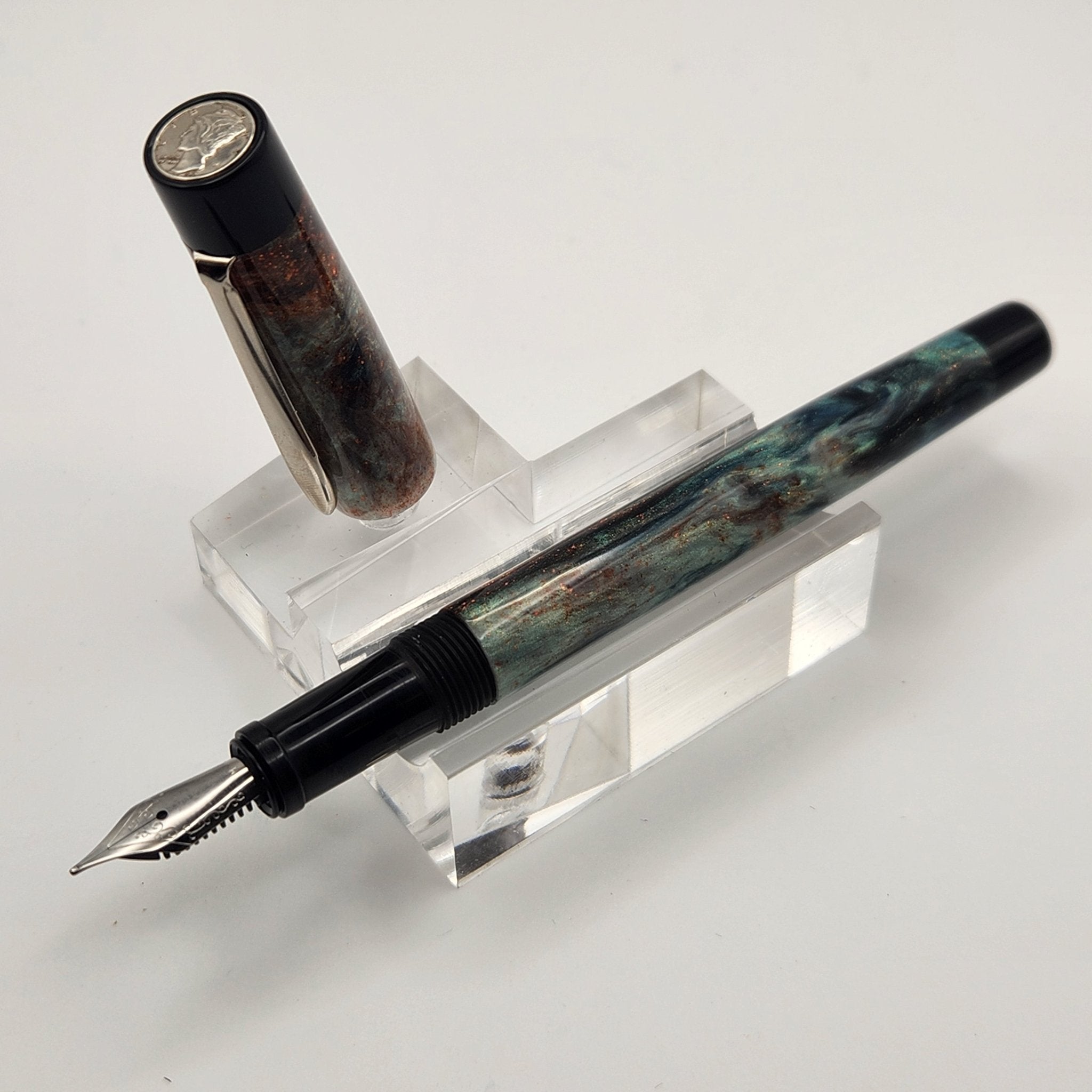 “All about the Benji’s” - Mercury Convertible Fountain Pen / Rollerball with Clip - DaveDollarCustomPens