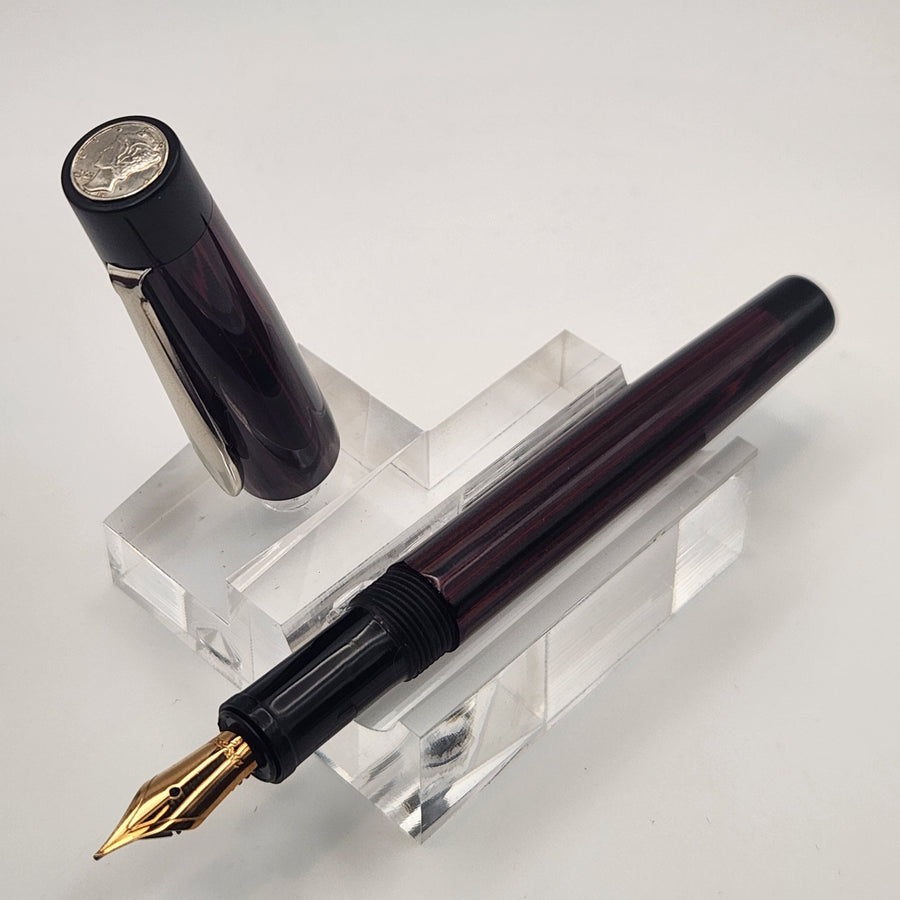 “Cumberland” - Mercury Convertible Pocket Fountain Pen / Rollerball with clip - DaveDollarCustomPens