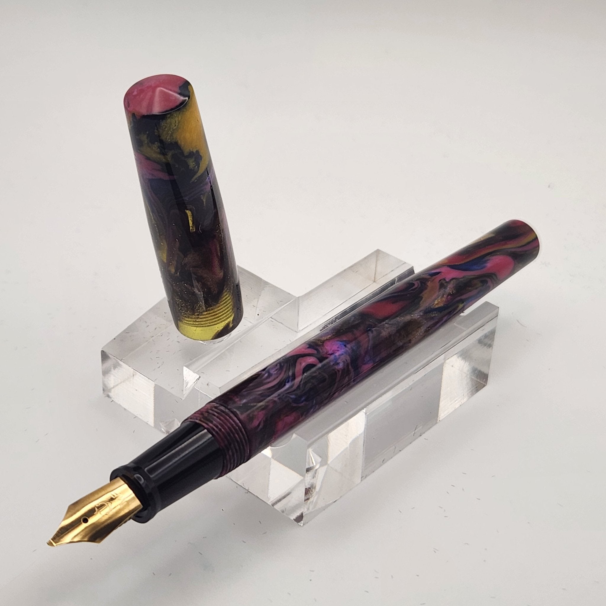 "Emperor Moth" - Fude Freedom fountain pen - DaveDollarCustomPens