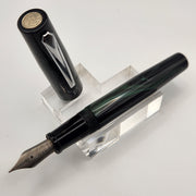 "Jaguar Ebonite" - Liberty Fountain Pen - with Clip and #8 Nib - DaveDollarCustomPens