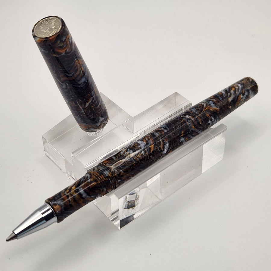 "Lunar Landing" - Mercury Convertible Fountain Pen / Rollerball - DaveDollarCustomPens