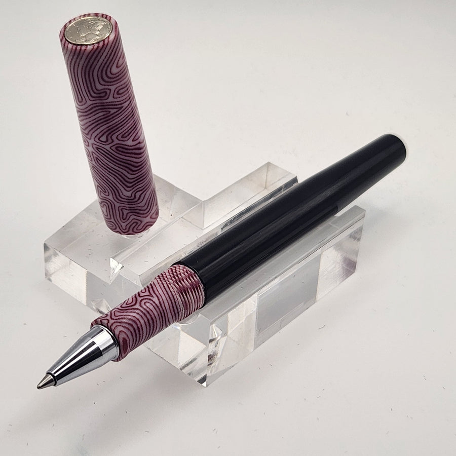 "Pink Panther" - Mercury Convertible Fountain Pen / Rollerball - DaveDollarCustomPens
