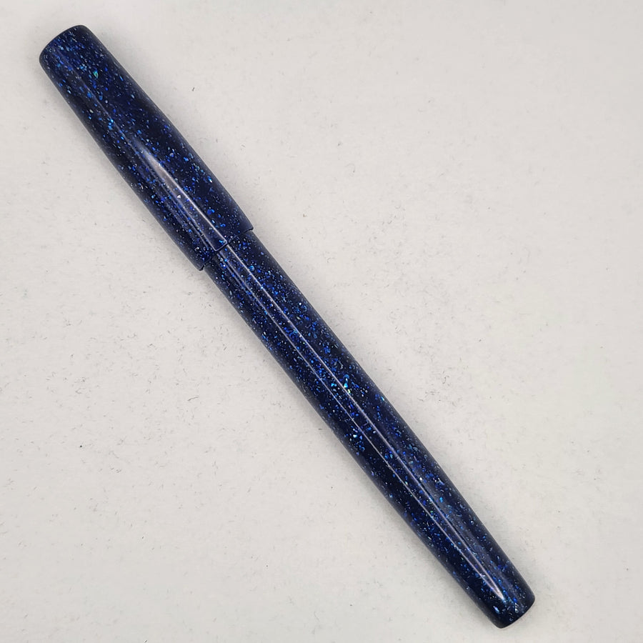 Fude Freedom fountain pen body "Diamondcast Blue Sparkle"