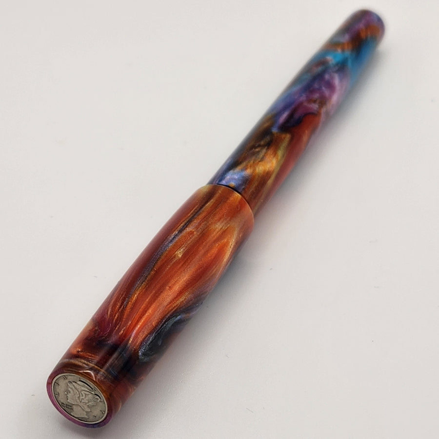 Long Mercury Pocket Fountain Pen - “Primary Manipulation 4"