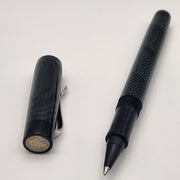 Mercury Convertible Fountain Pen / Rollerball - Jaguar Ebonite and Lizard Skin with clip