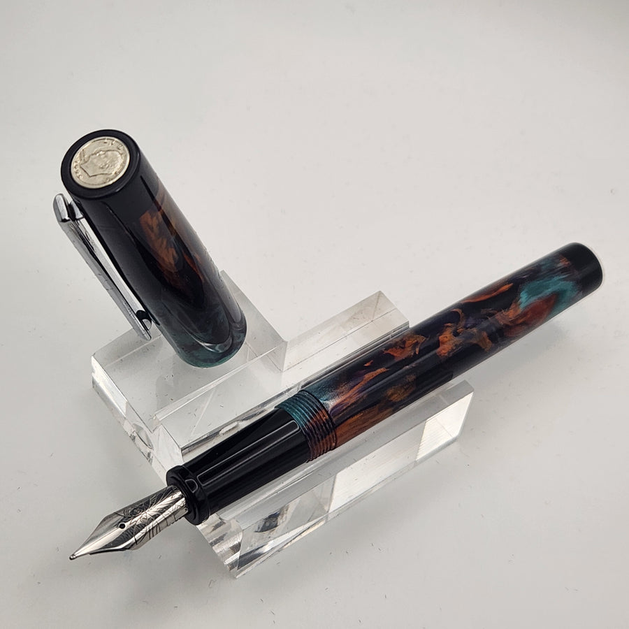 "Bohemian Twilight" - IKE Fountain Pen with clip