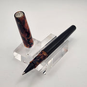 "Kyoto & Black Ebonite" Mercury Convertible Fountain Pen / Rollerball