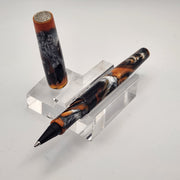 "Graphlex Mokume" - Mercury Convertible Fountain Pen / Rollerball