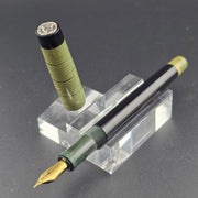 Anton 335 - Mercury Convertible Fountain Pen / Rollerball  - Handmade and Black Ebonite