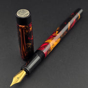 “Campfire" - Mercury Convertible Fountain Pen / Rollerball with clip