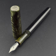 “Bexley Olive Green” - Pocket Mercury Convertible Fountain Pen / Rollerball