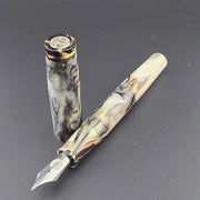 "Golden Abalone" Liberty Fountain Pen #8 Nib