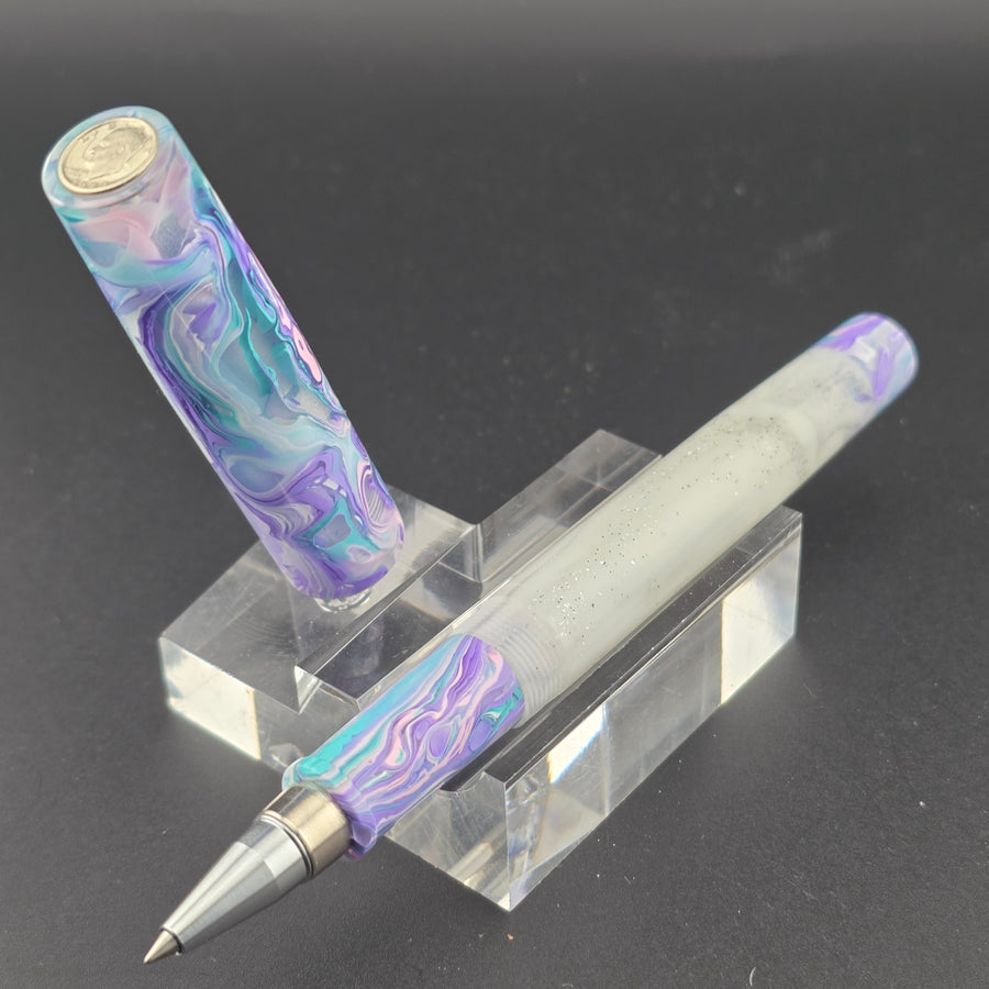 "Serendipity - Snowy Owl" - IKE Fountain Pen