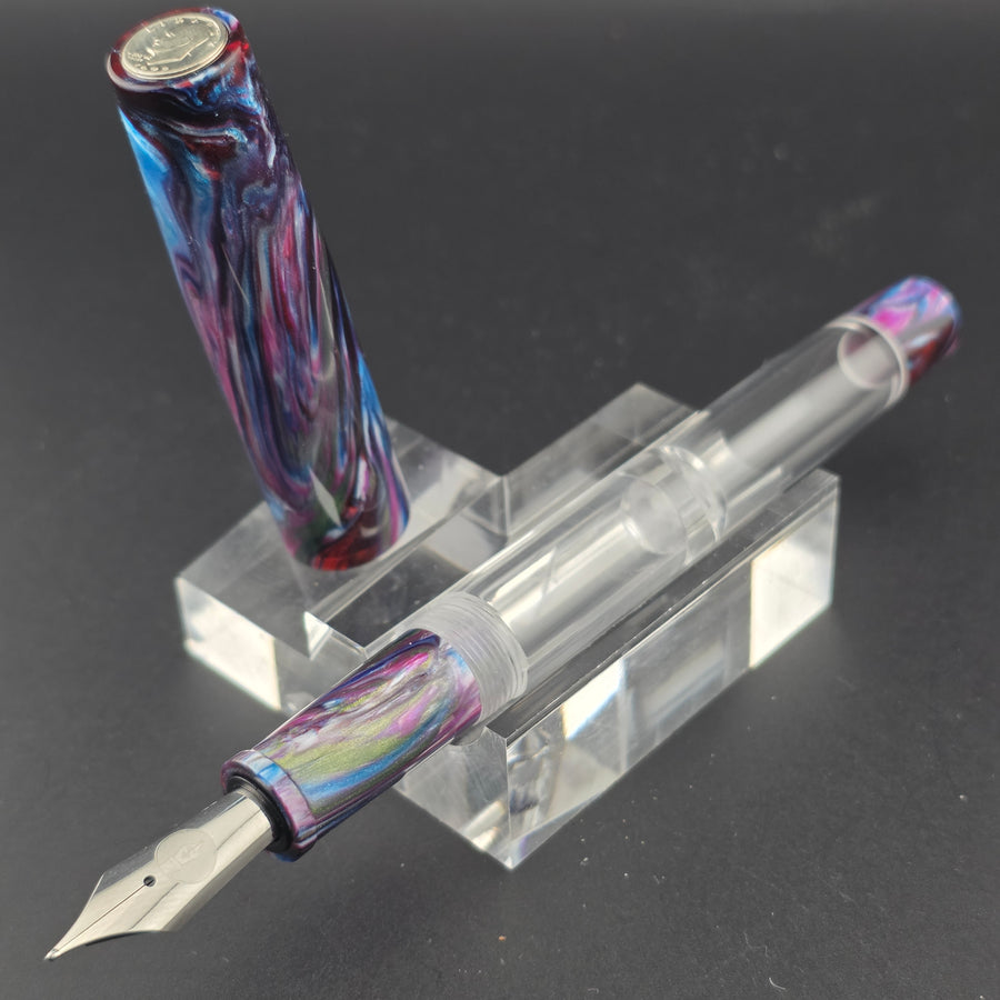 "Wasatch Agate" IKE Display-Dropper Fountain Pen