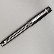 Mercury Pocket Fountain Pen - Black Ebonite with clip
