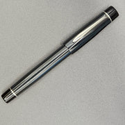 Mercury Pocket Fountain Pen - Midnight Blue Ebonite with clip