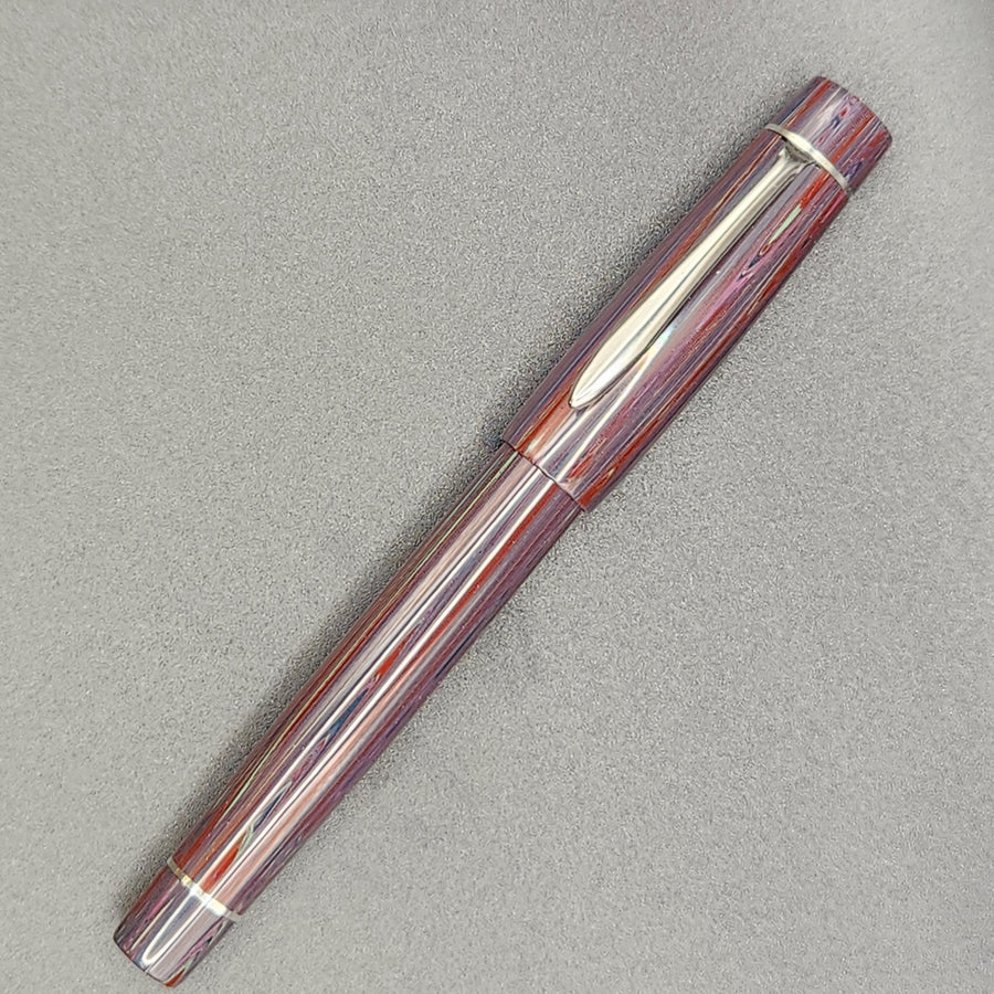Mercury Pocket Fountain Pen - NYH "Winter Edition" Ebonite with clip