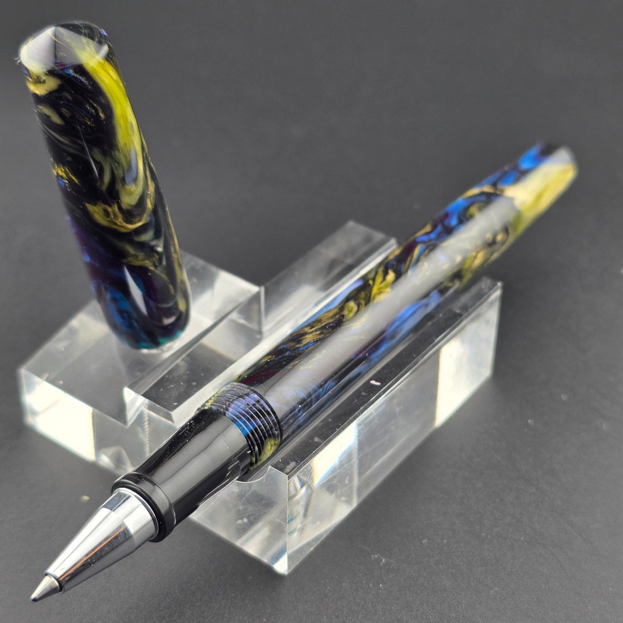 "Abalone X" - Fude Freedom fountain pen - DaveDollarCustomPens