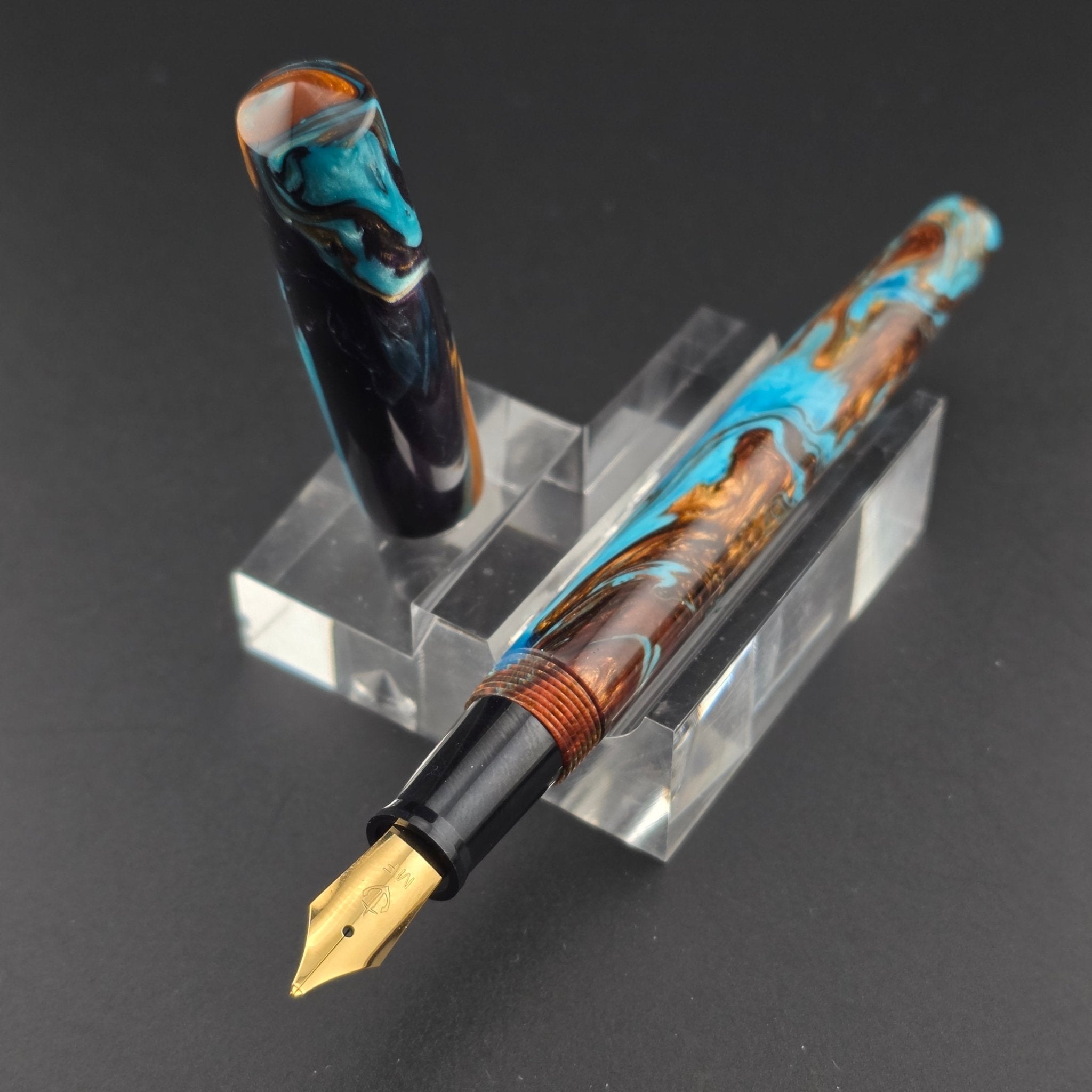 "Acadian Driftwood" - Fude Freedom fountain pen - DaveDollarCustomPens