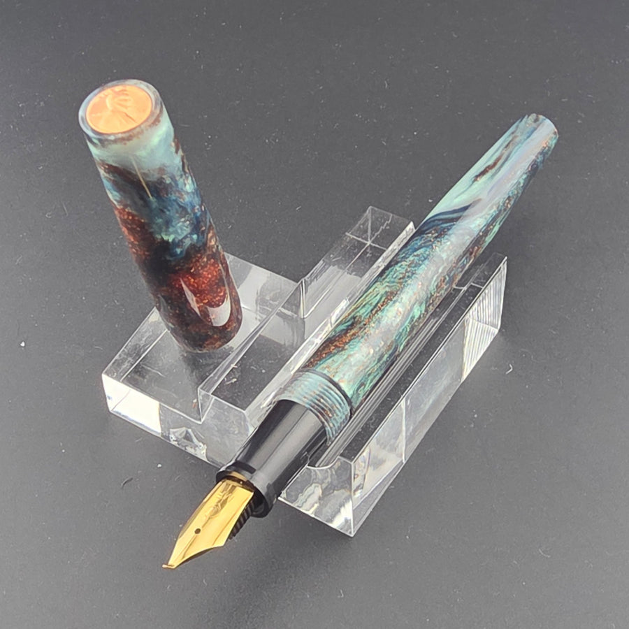 "All About the Benji's" - Freedom Convertible Fountain Pen - DaveDollarCustomPens