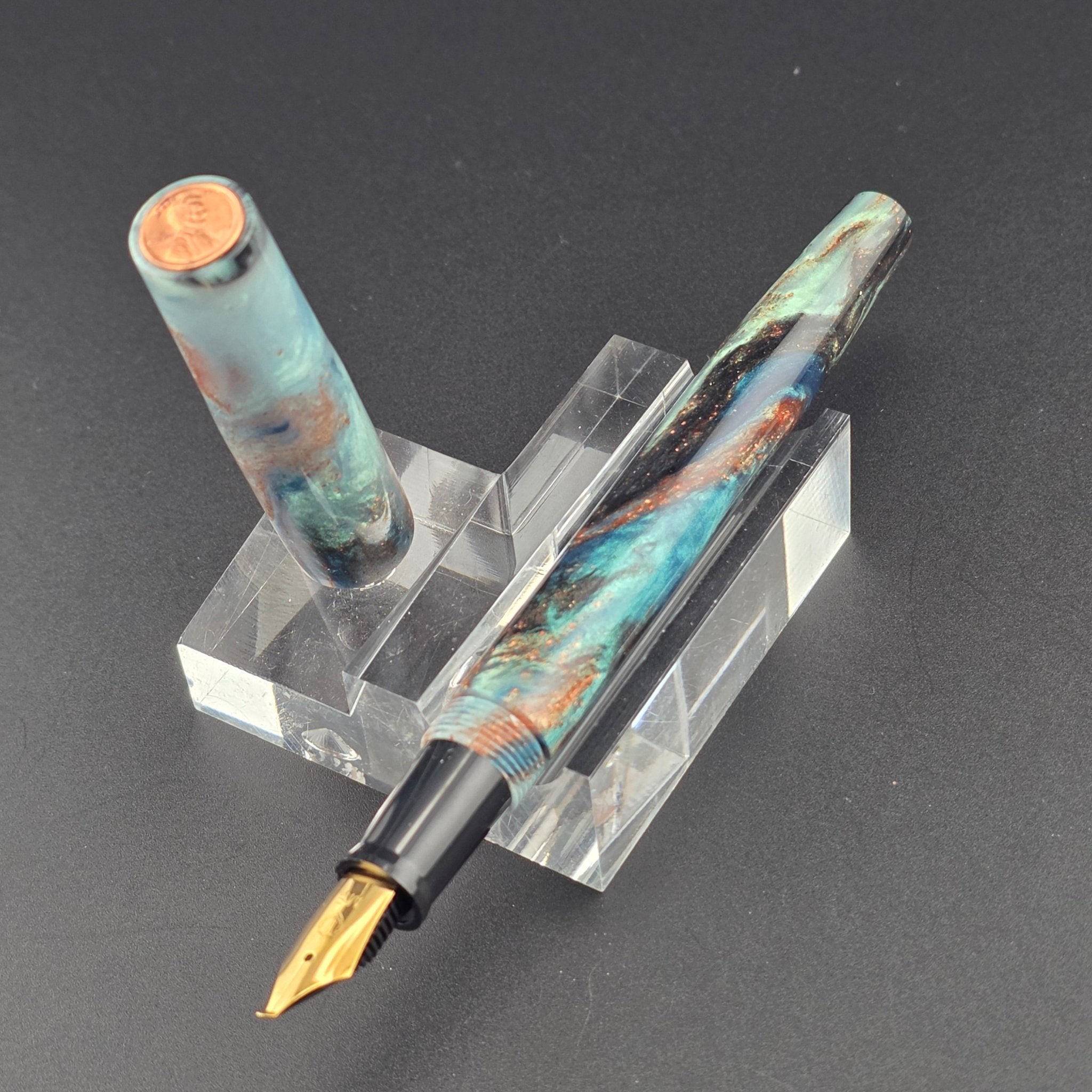 "All About the Benji's" - Fude Freedom fountain pen - DaveDollarCustomPens