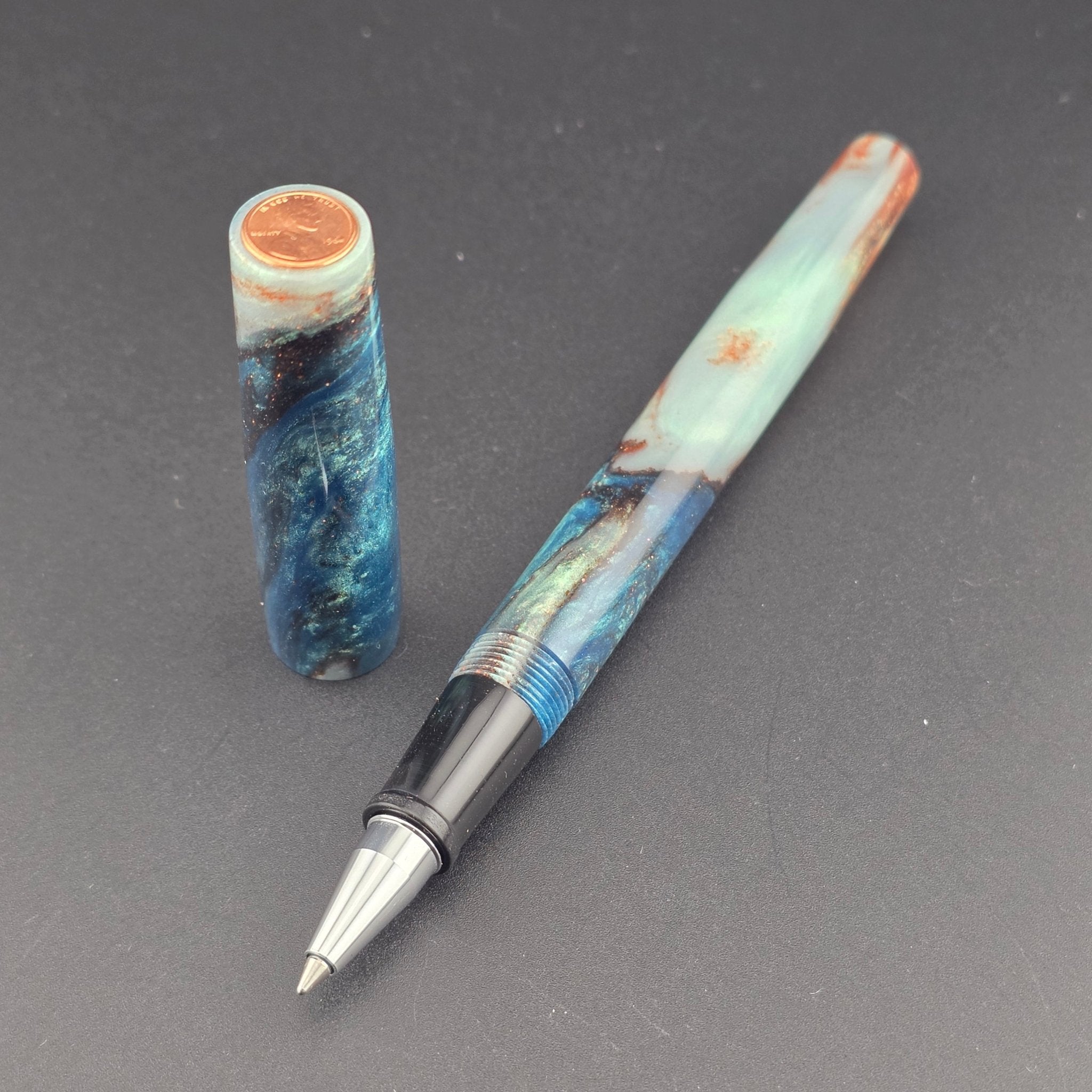 "All About the Benji's" - Fude Freedom fountain pen - DaveDollarCustomPens