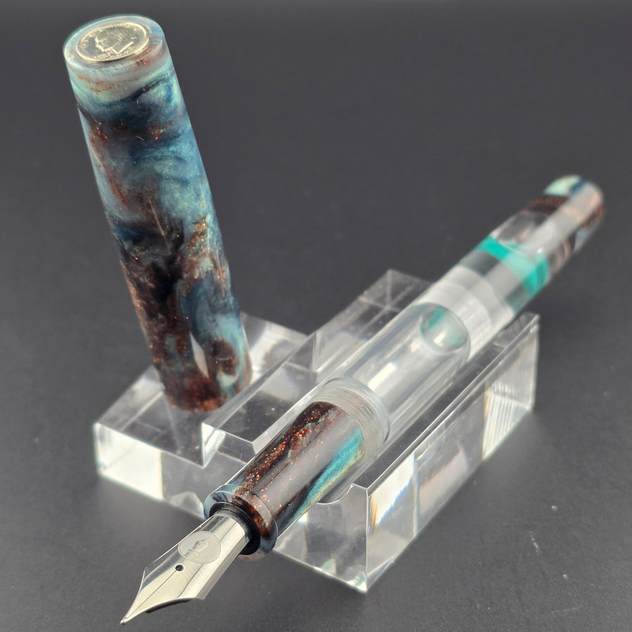"All about the Benjis" IKE Display-Dropper Fountain Pen - DaveDollarCustomPens