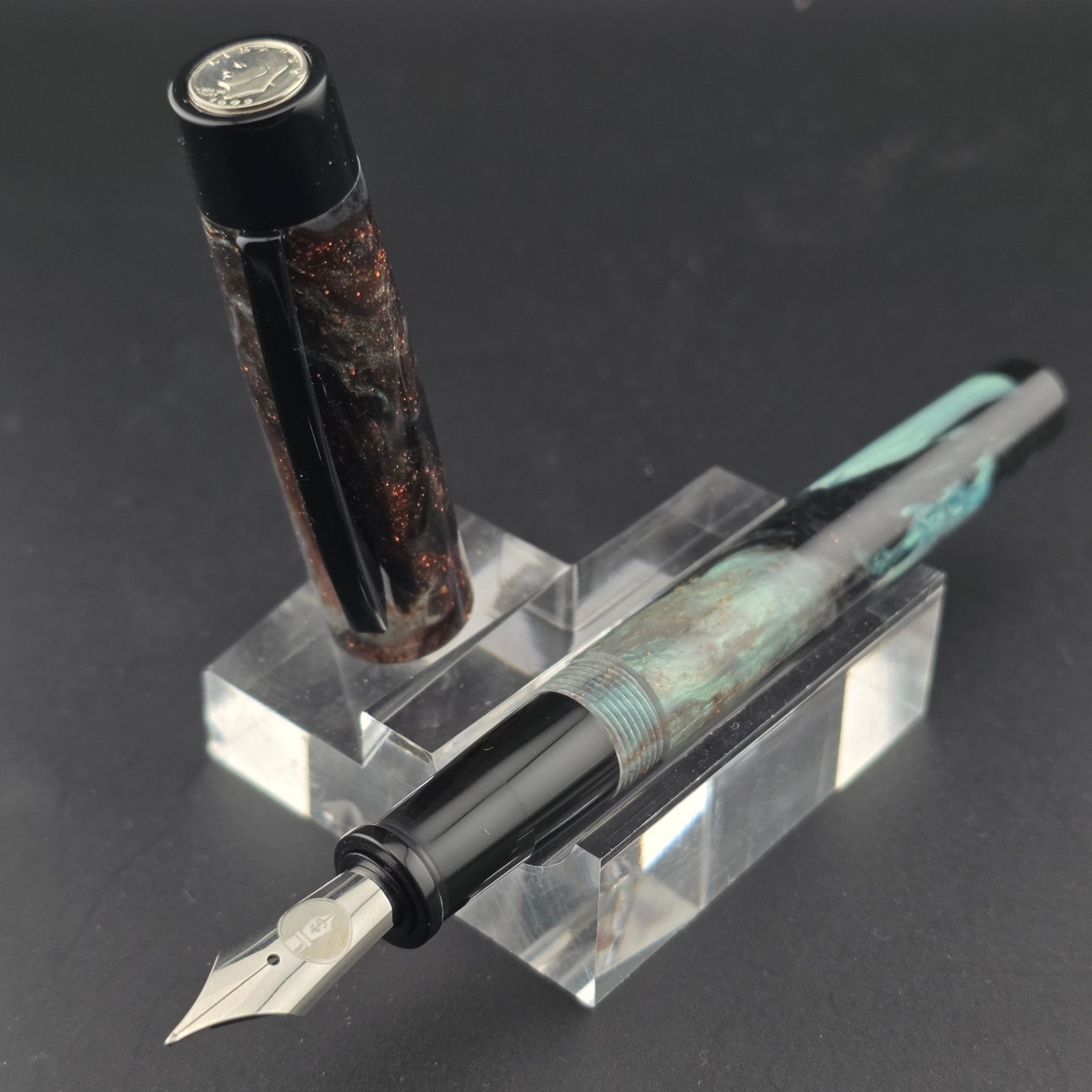All About the Benji's - IKE Fountain Pen with Clip - DaveDollarCustomPens
