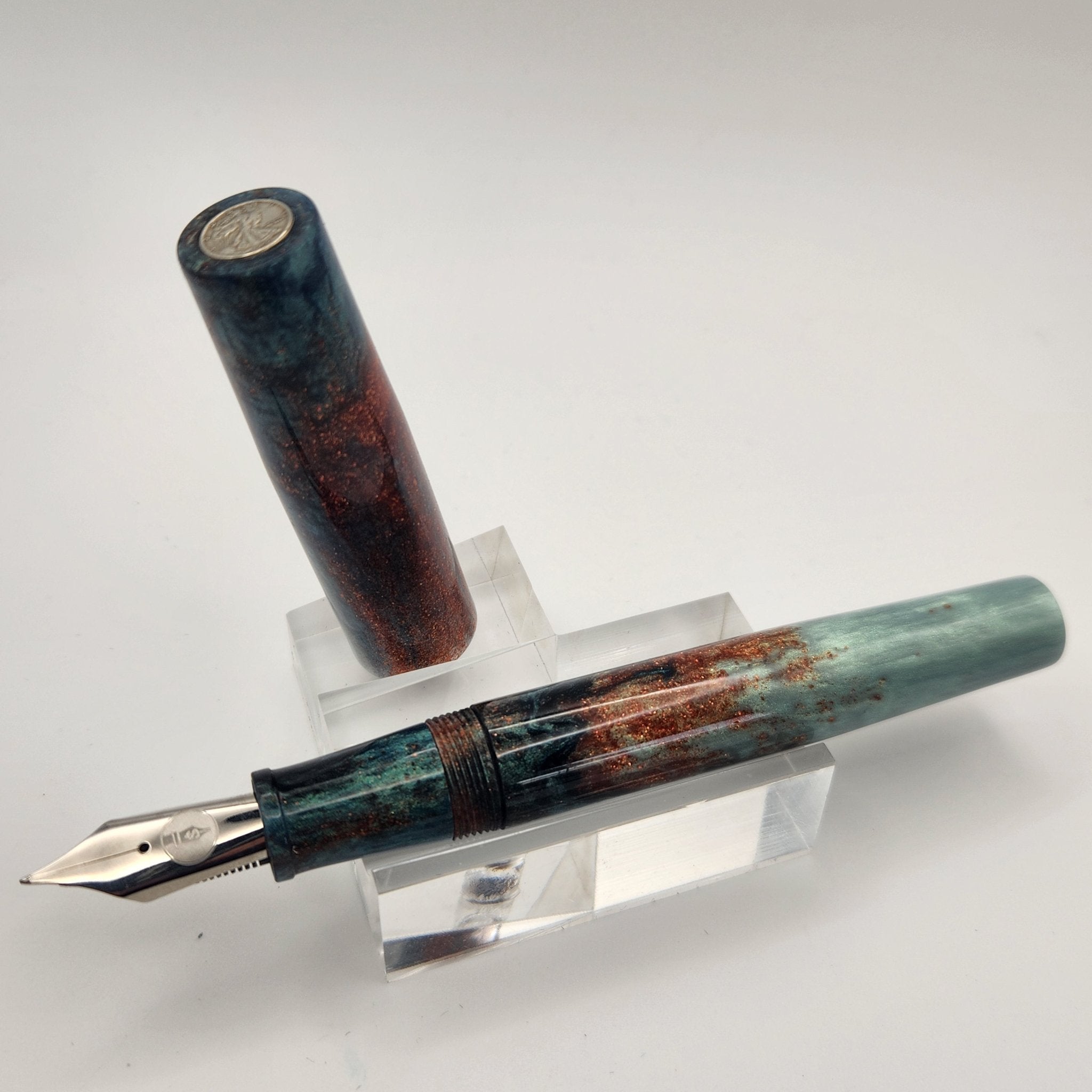 "All about the Benjis" - Liberty Fountain Pen - 8 Nib - DaveDollarCustomPens