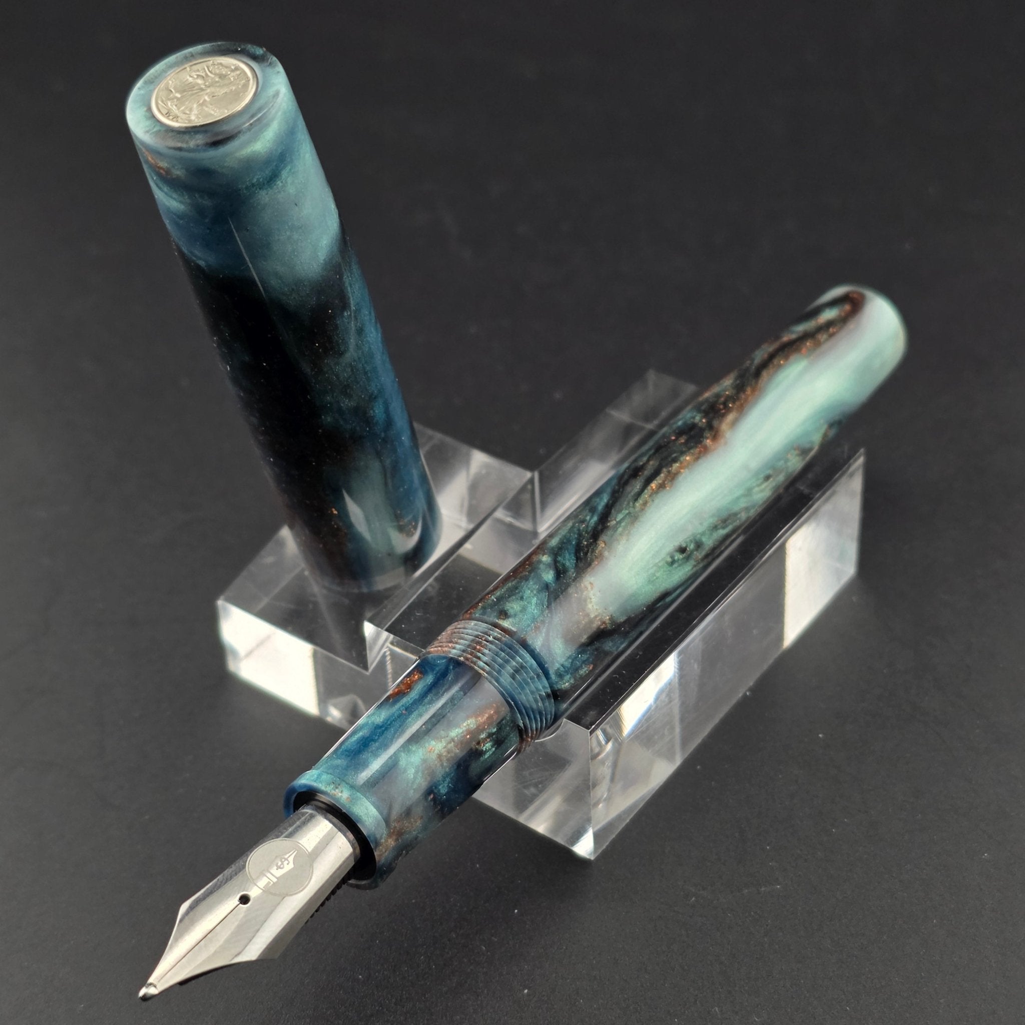"All about the Benjis" - Liberty Fountain Pen - 8 Nib - DaveDollarCustomPens
