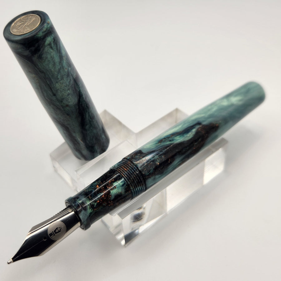 "All about the Benjis" - Liberty Fountain Pen - #8 Nib - DaveDollarCustomPens