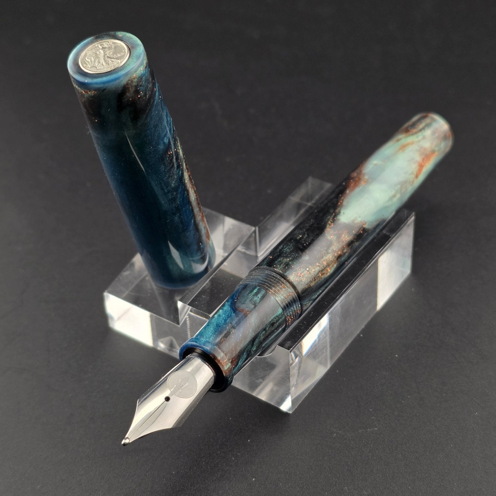 "All about the Benjis" - Liberty Fountain Pen - 8 Nib - DaveDollarCustomPens