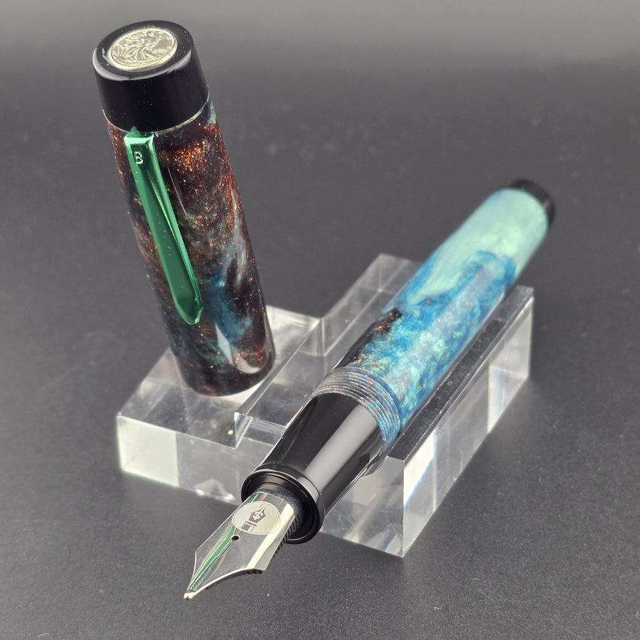 "All about the Benjis" - Liberty Fountain Pen 8 Nib with clip - DaveDollarCustomPens