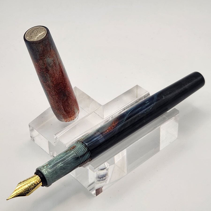 "All about the Benjis" - Mercury Convertible Fountain Pen / Rollerball - DaveDollarCustomPens