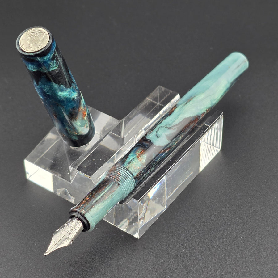 "All about the Benjis" - Mercury Convertible Fountain Pen / Rollerball - DaveDollarCustomPens