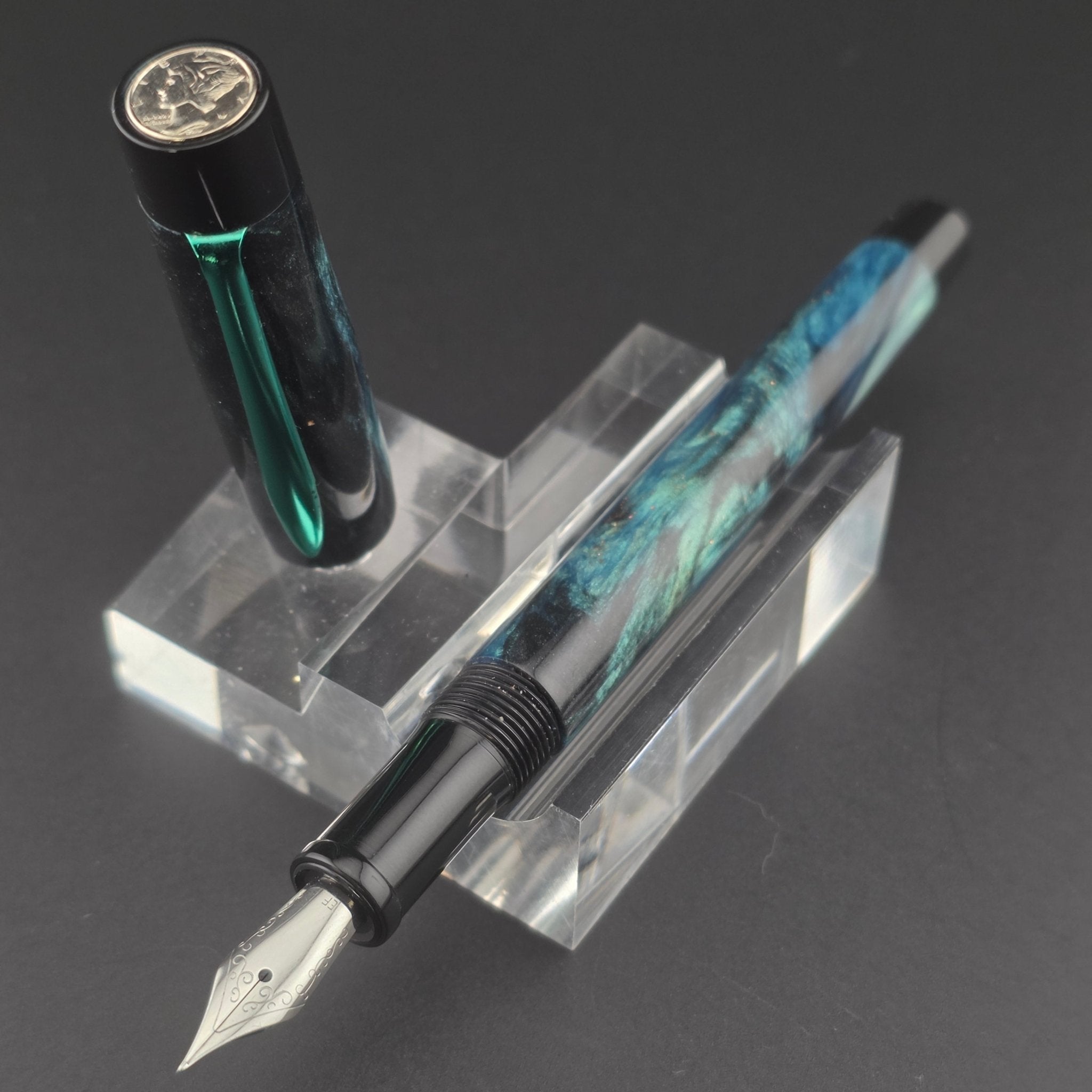 “All about the Benji’s” - Mercury Convertible Fountain Pen / Rollerball with Clip - DaveDollarCustomPens