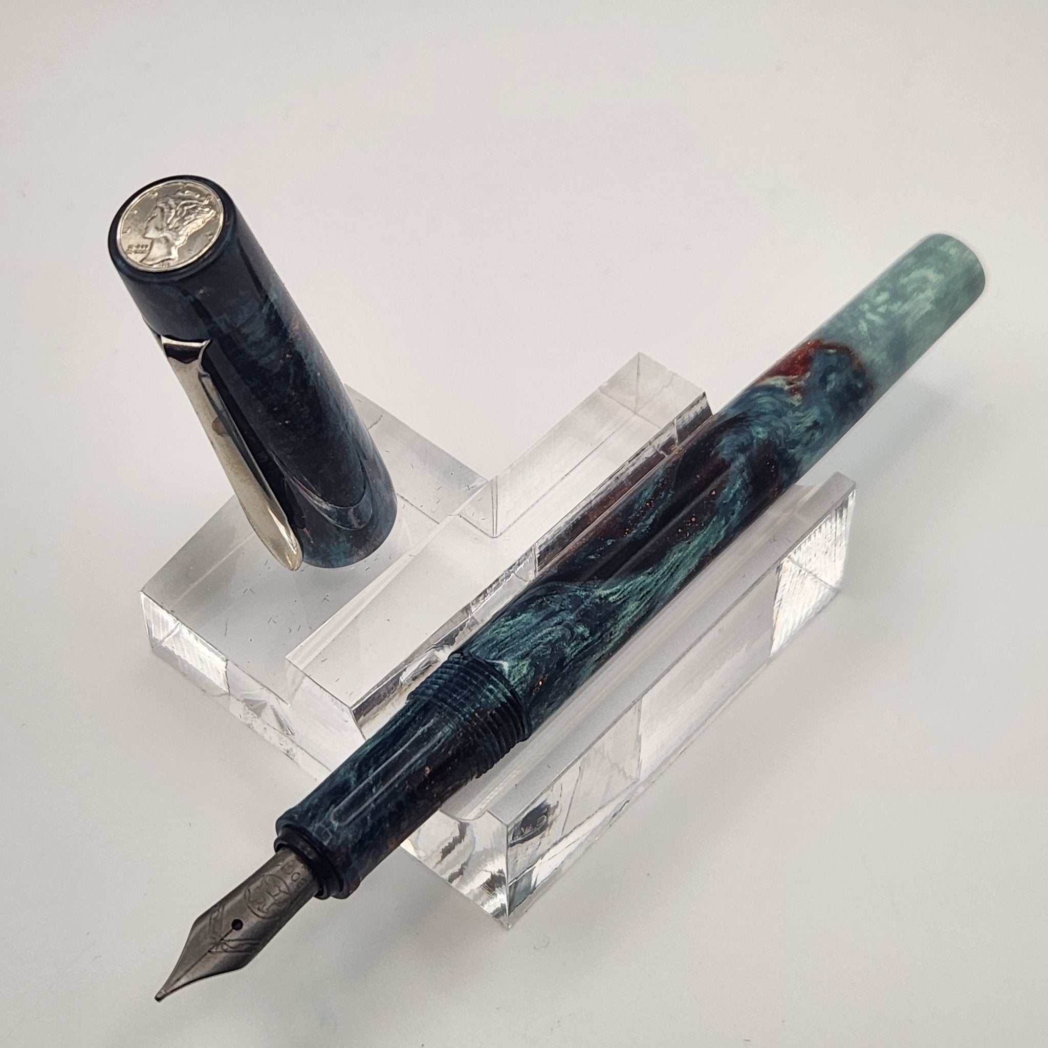 “All about the Benji’s” - Mercury Convertible Fountain Pen / Rollerball with Clip - DaveDollarCustomPens