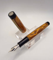 "Analemma Bows" - IKE Fountain Pen with clip - DaveDollarCustomPens