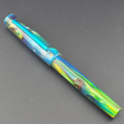 "Belize Cenote" - IKE Fountain Pen with Clip - DaveDollarCustomPens