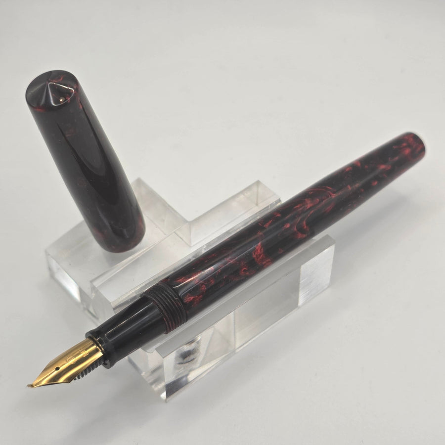 "Black Widow" - Fude Freedom fountain pen - DaveDollarCustomPens