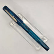“Brooks one - off Blue" - Mercury Convertible Pocket Fountain Pen / Rollerball with clip - DaveDollarCustomPens
