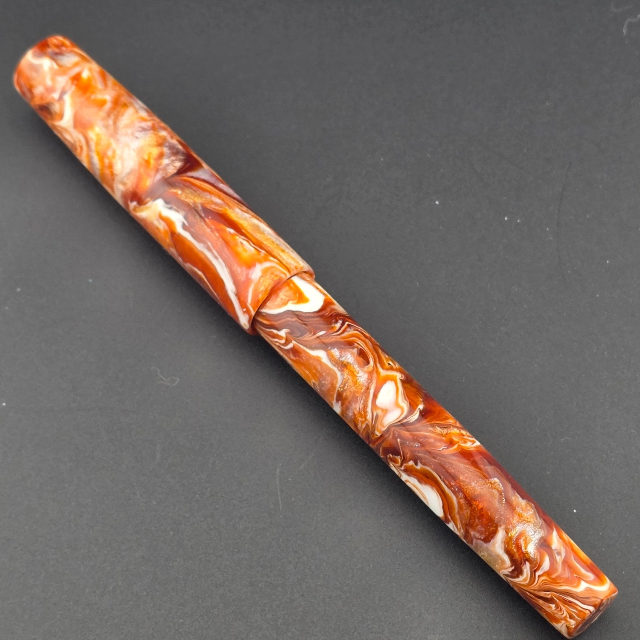 "Brown Sugar Milk Tea" - IKE Fountain Pen - DaveDollarCustomPens