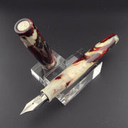 "Cinder & Smoke" - Liberty Fountain Pen - 8 Nib - DaveDollarCustomPens