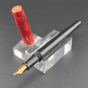 "Copper & Super Black" - Fude Freedom fountain pen - DaveDollarCustomPens