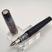 "Dark Side of the Glamorous Moon" - Liberty Fountain Pen #8 Nib - DaveDollarCustomPens