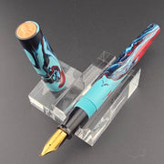 "Defend the Deep" - Freedom Convertible Fountain Pen - DaveDollarCustomPens