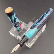 "Defend the Deep" - Freedom Convertible Fountain Pen - DaveDollarCustomPens