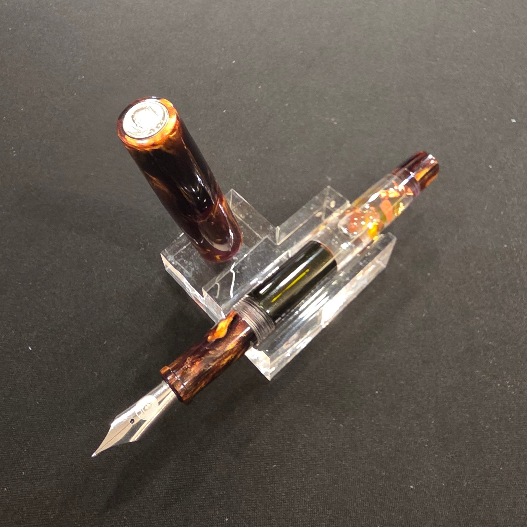 "Desert Blossom" IKE Display - Dropper Fountain Pen - DaveDollarCustomPens