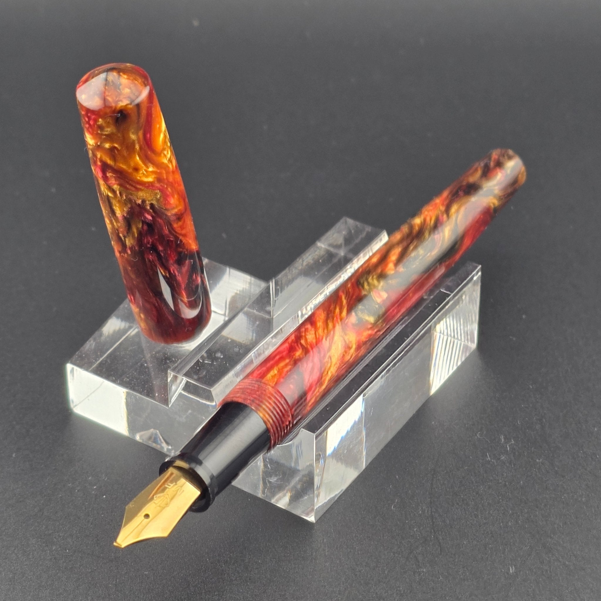 "Desert Sunset" - Fude Freedom fountain pen - DaveDollarCustomPens