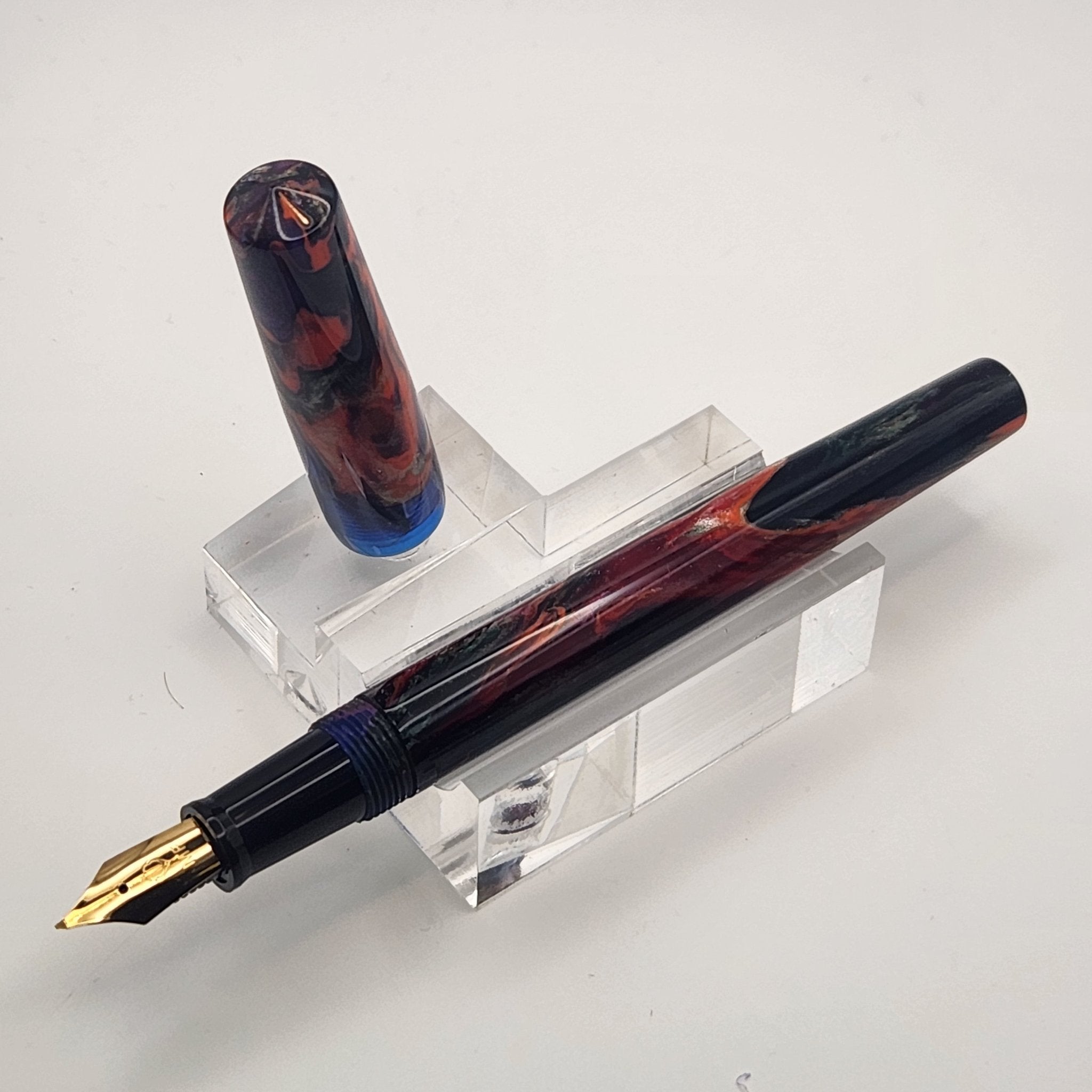 "Esmenian Dragon" - Fude Freedom fountain pen - DaveDollarCustomPens
